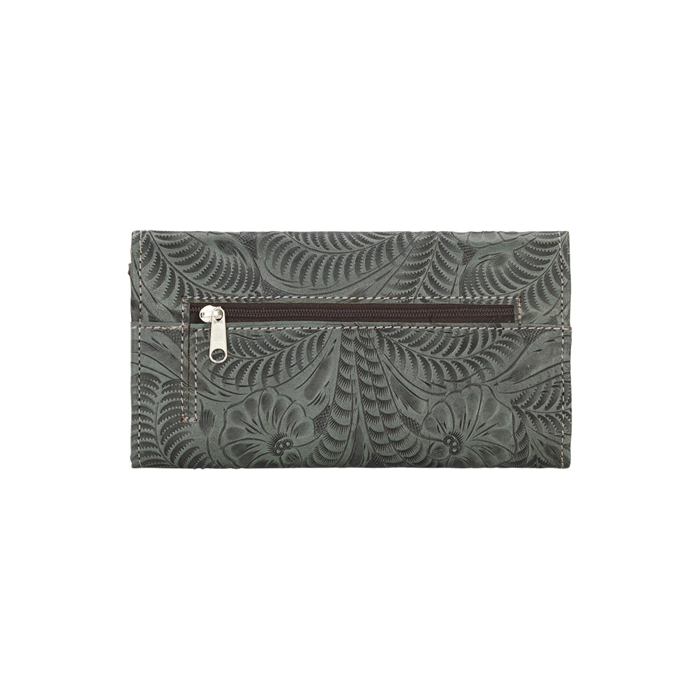 American West Ladies Tri-Fold Wallet
