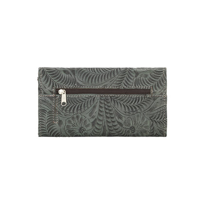 American West Ladies Tri-Fold Wallet