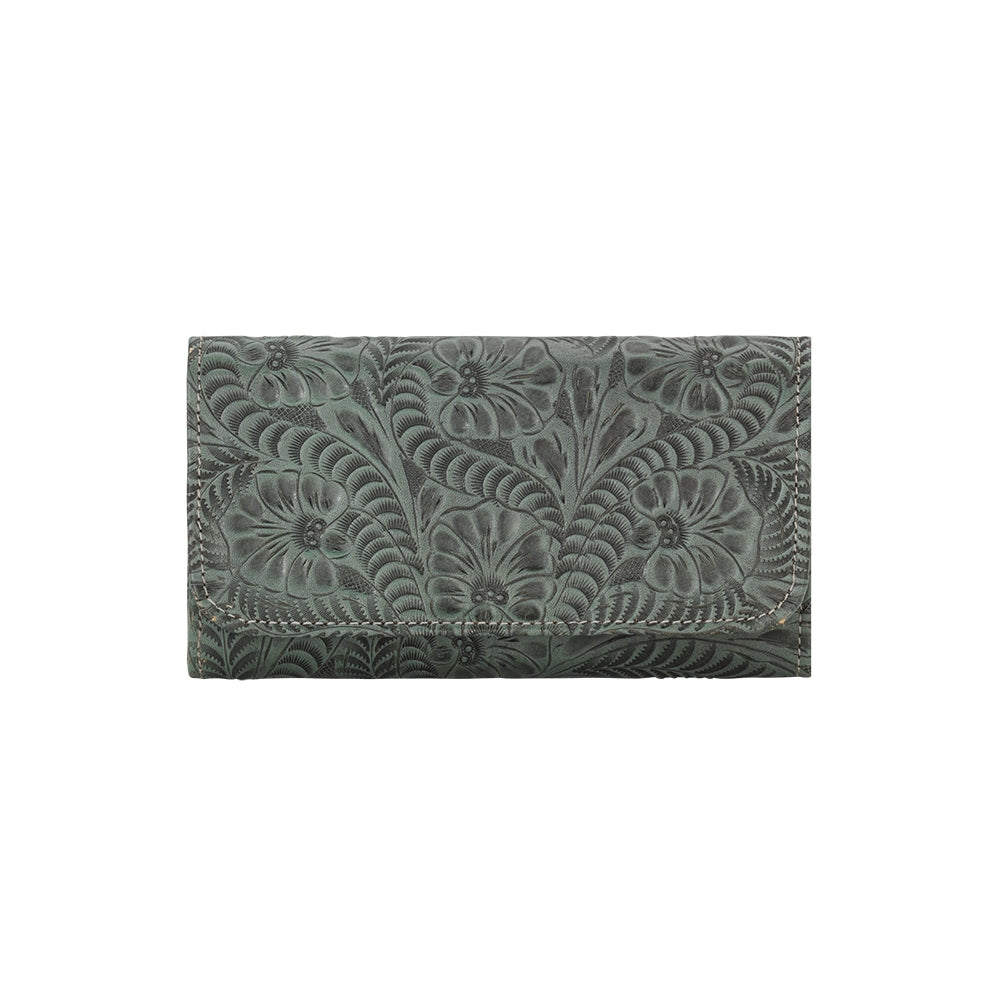 American West Ladies Tri-Fold Wallet