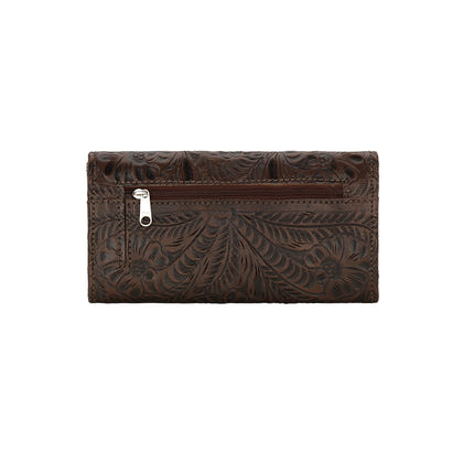American West Ladies Tri-Fold Wallet