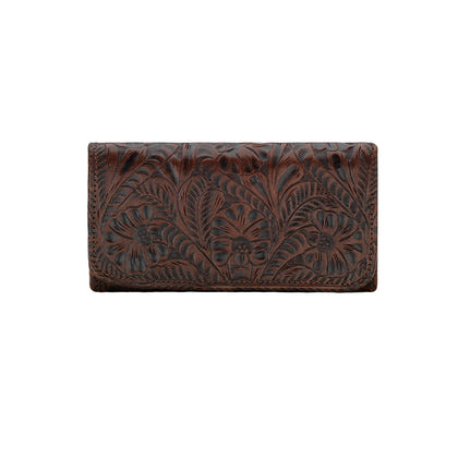 American West Ladies Tri-Fold Wallet
