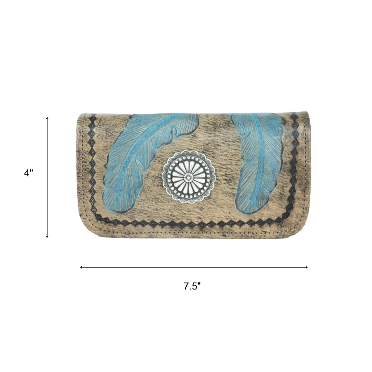 American West Sacred Bird Tri-Fold Wallet