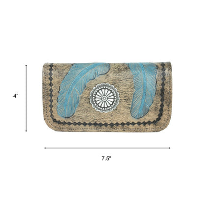American West Sacred Bird Tri-Fold Wallet