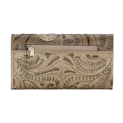 American West Annie's Secret Ladies Tri-Fold Wallet