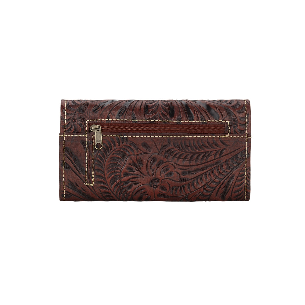 American West Ladies Annie's Secret Tri-Fold Wallet