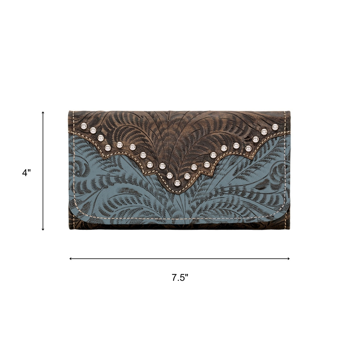 American West Ladies Annie's Secret Tri-Fold Wallet