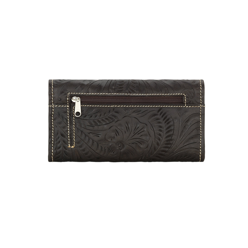 American West Ladies Annie's Secret Tri-Fold Wallet