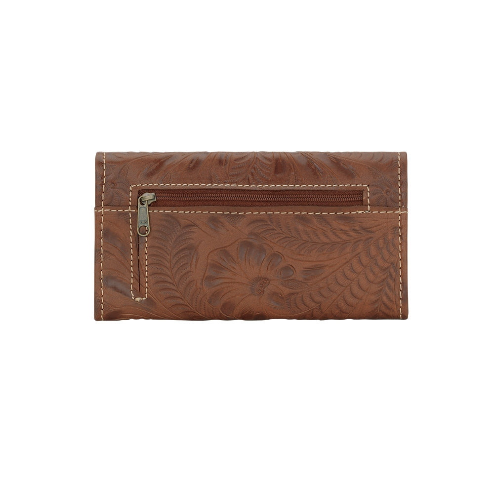 American West Ladies Annie's Secret Tri-Fold Wallet
