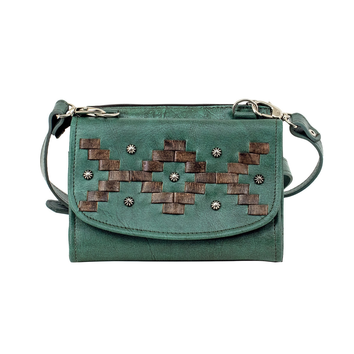 American West Tribal Weave Crossbody Bag/Wallet