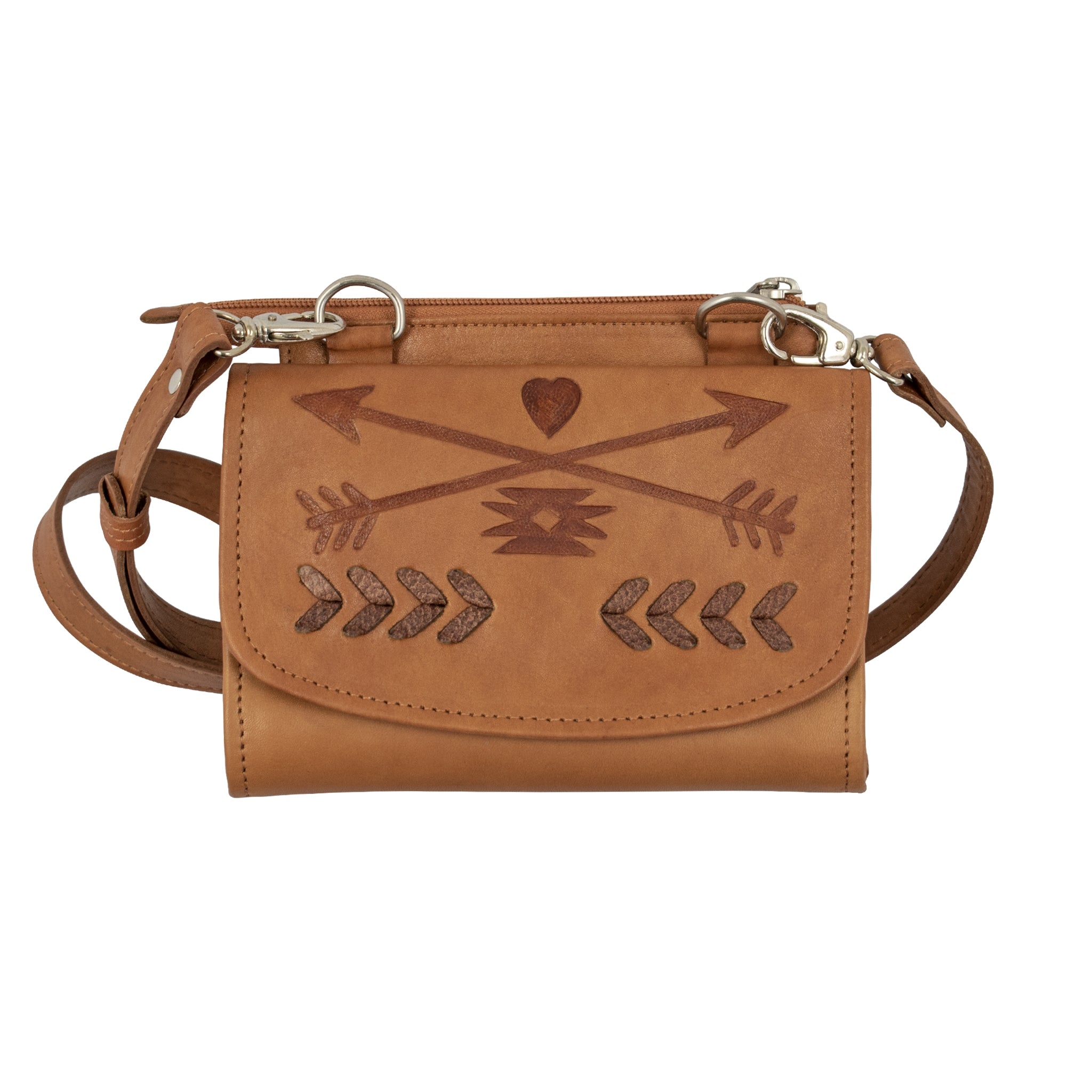 American West Friendship Arrows Small Crossbody Bag/Wallet