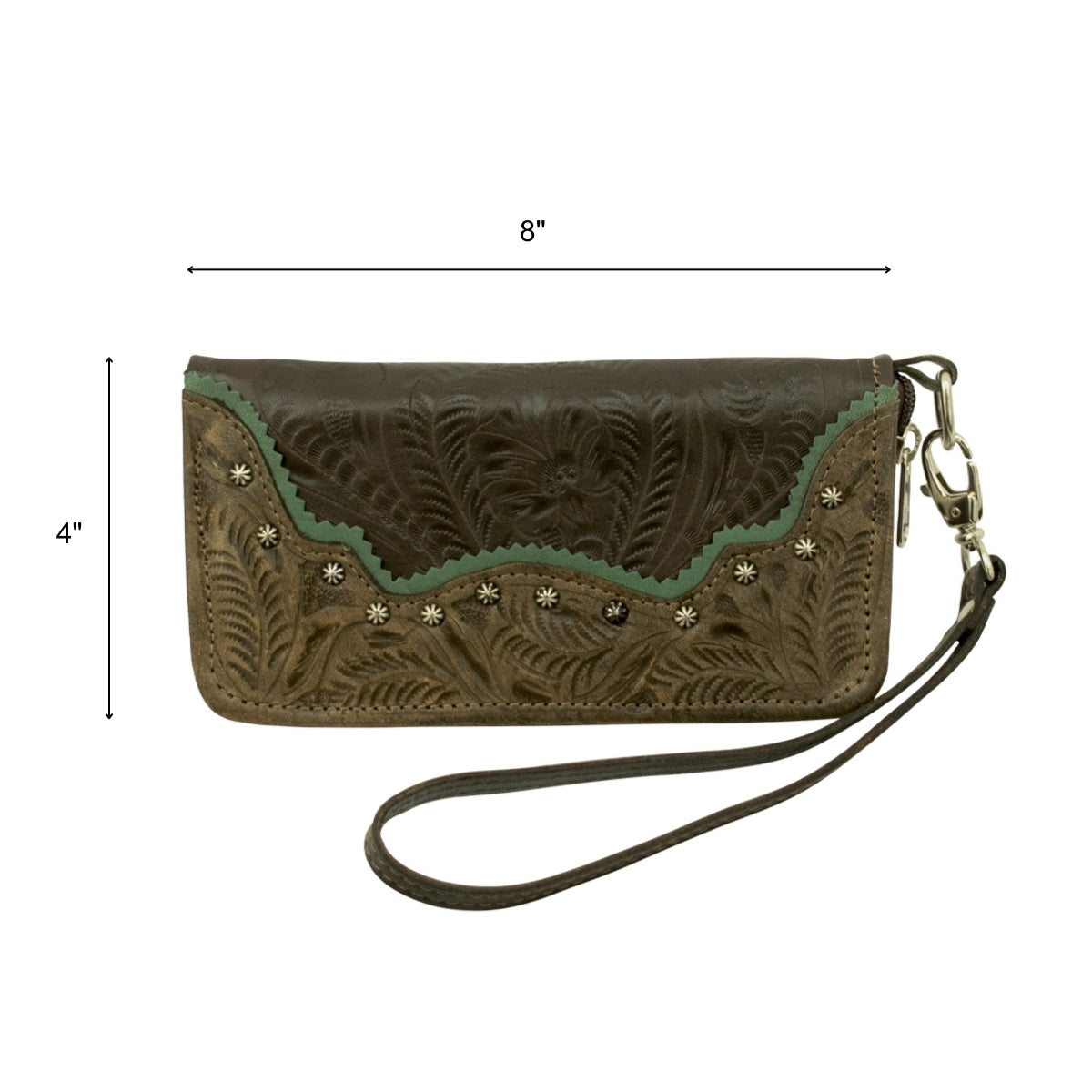 American West Saddle Ridge Ladies Zip Around Wallet