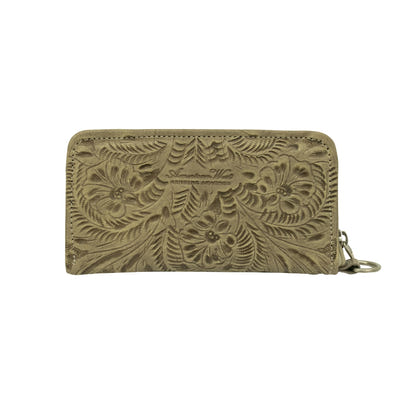 American West Saddle Ridge Ladies Zip Around Wallet