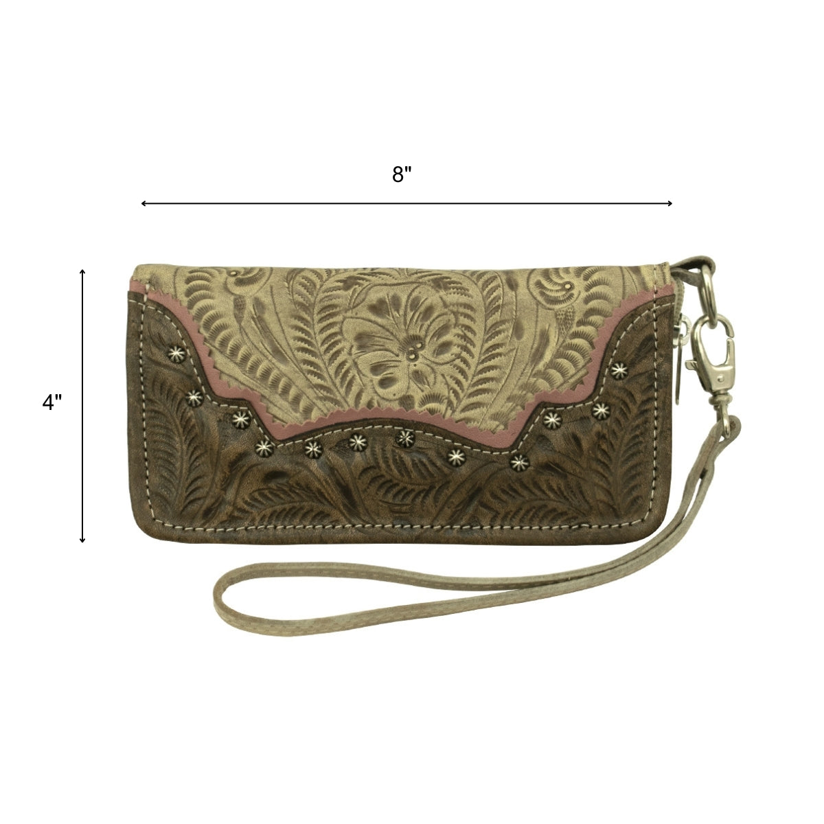 American West Saddle Ridge Ladies Zip Around Wallet
