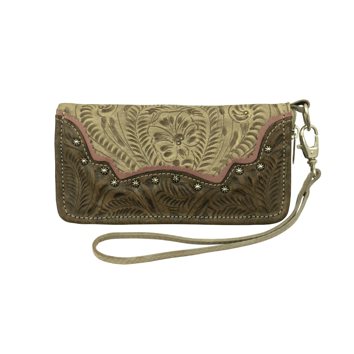 American West Saddle Ridge Ladies Zip Around Wallet