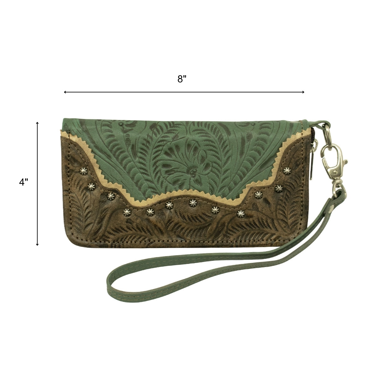 American West Saddle Ridge Ladies Zip Around Wallet