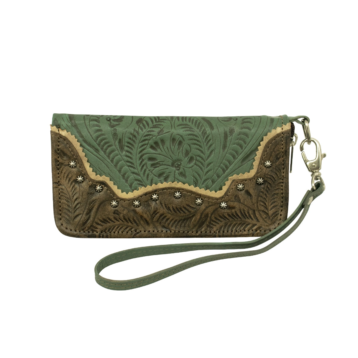 American West Saddle Ridge Ladies Zip Around Wallet