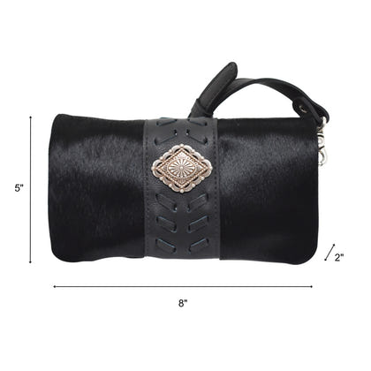 American West Grab and Go Crossbody Foldover Wallet/Crossbody