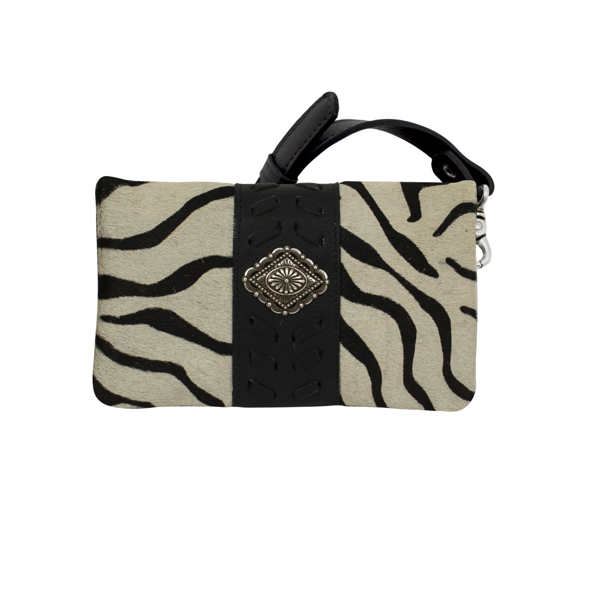 American West Grab and Go Crossbody Foldover Wallet/Crossbody