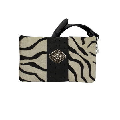 American West Grab and Go Crossbody Foldover Wallet/Crossbody