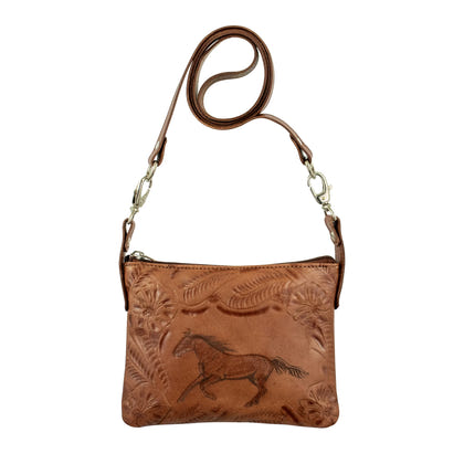 American West Hitchin' Post Crossbody/Hip Bag with Detachable Strap