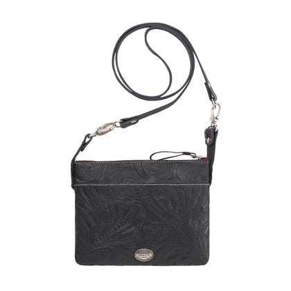 American West Trail Rider Crossbody/Hip Bag with Detachable Stap