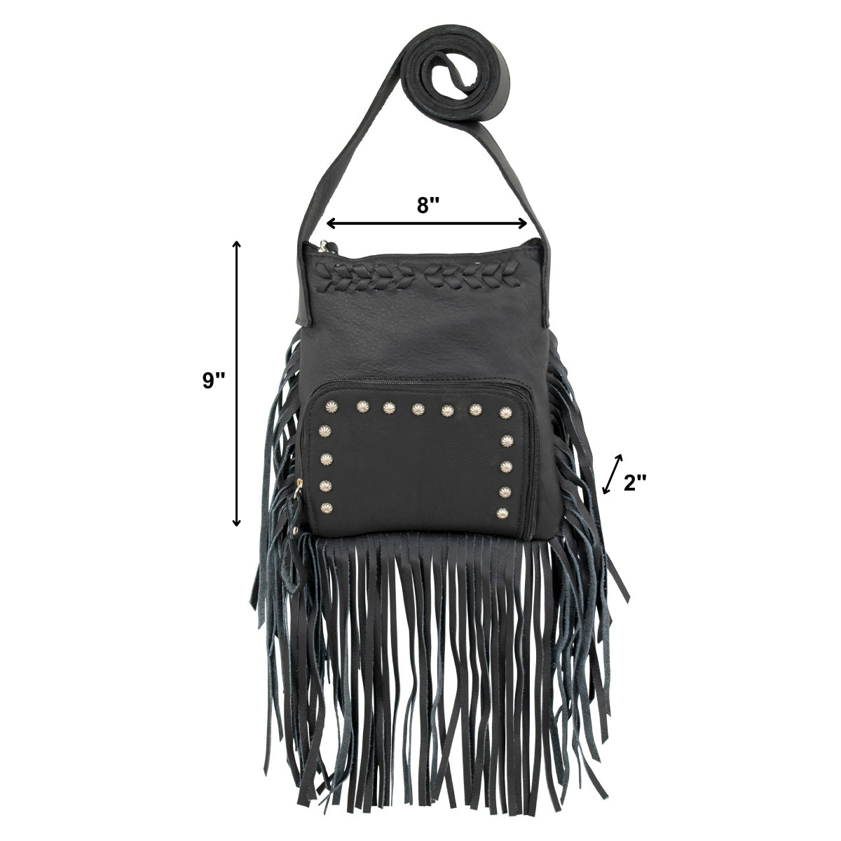 American West Fringed Cowgirl Crossbody with Fringe