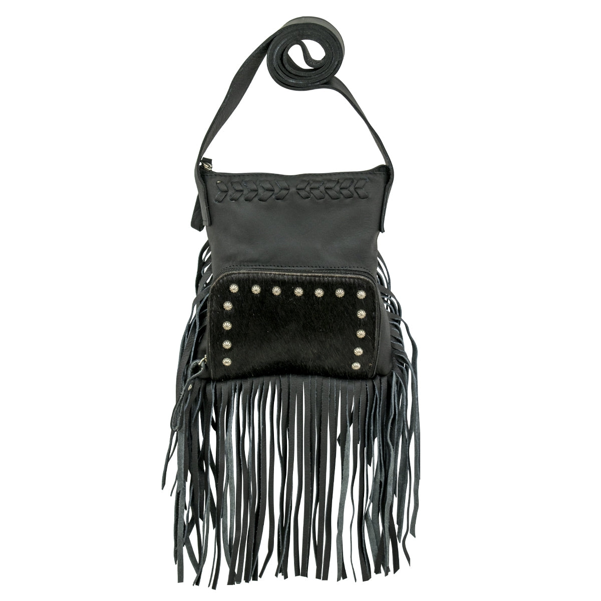 American West Fringed Cowgirl Crossbody with Fringe