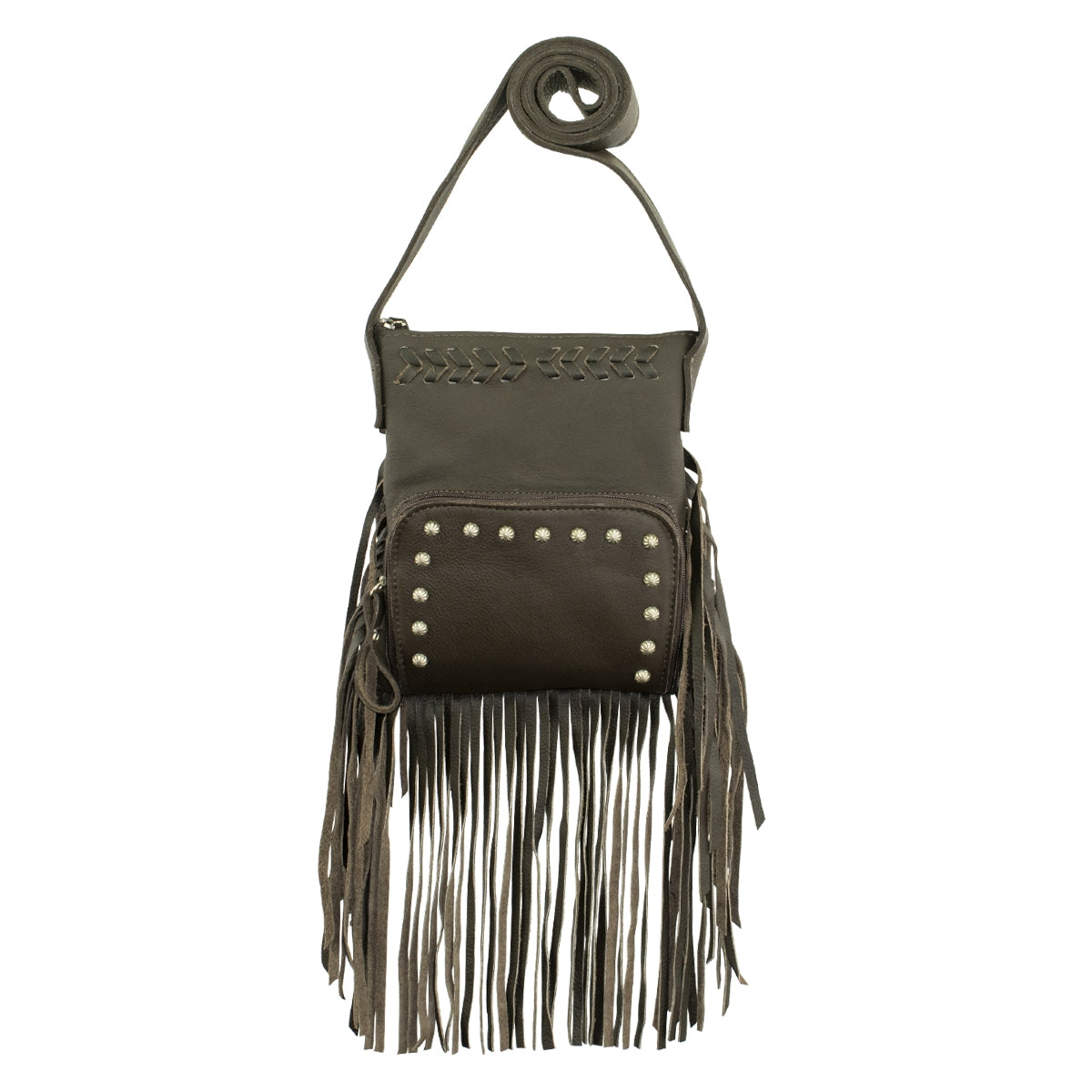 American West Fringed Cowgirl Crossbody with Fringe