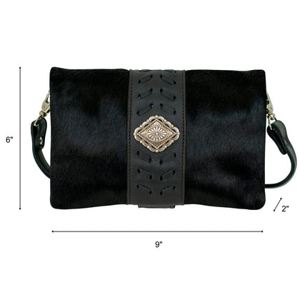 American West Large Grab and Go Crossbody Large Foldover Wallet/Crossbody
