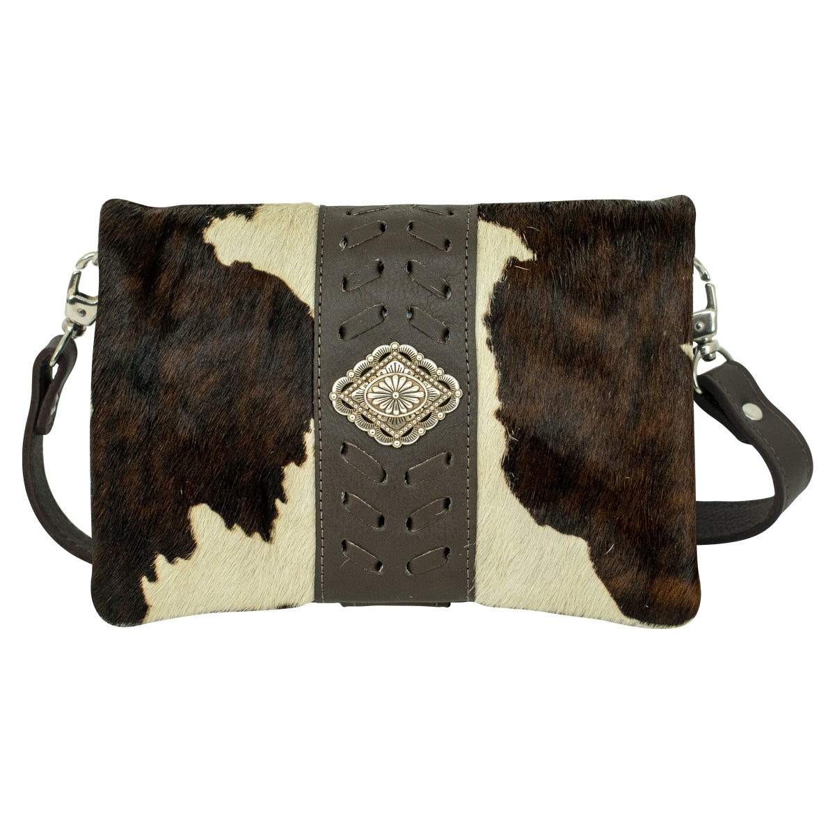 American West Large Grab and Go Crossbody Large Foldover Wallet/Crossbody