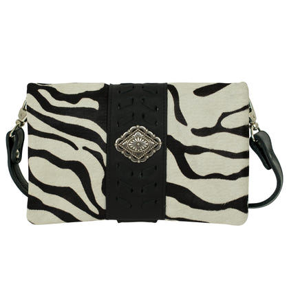 American West Large Grab and Go Crossbody Large Foldover Wallet/Crossbody