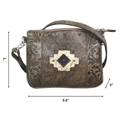 American West Navajo Soul Multi-Compartment Crossbody