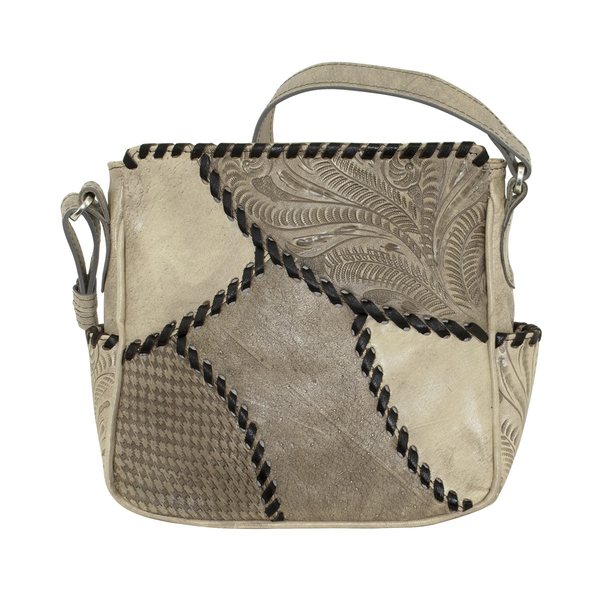 American West Gypsy Patch Zip-Top All Access Crossbody Bag
