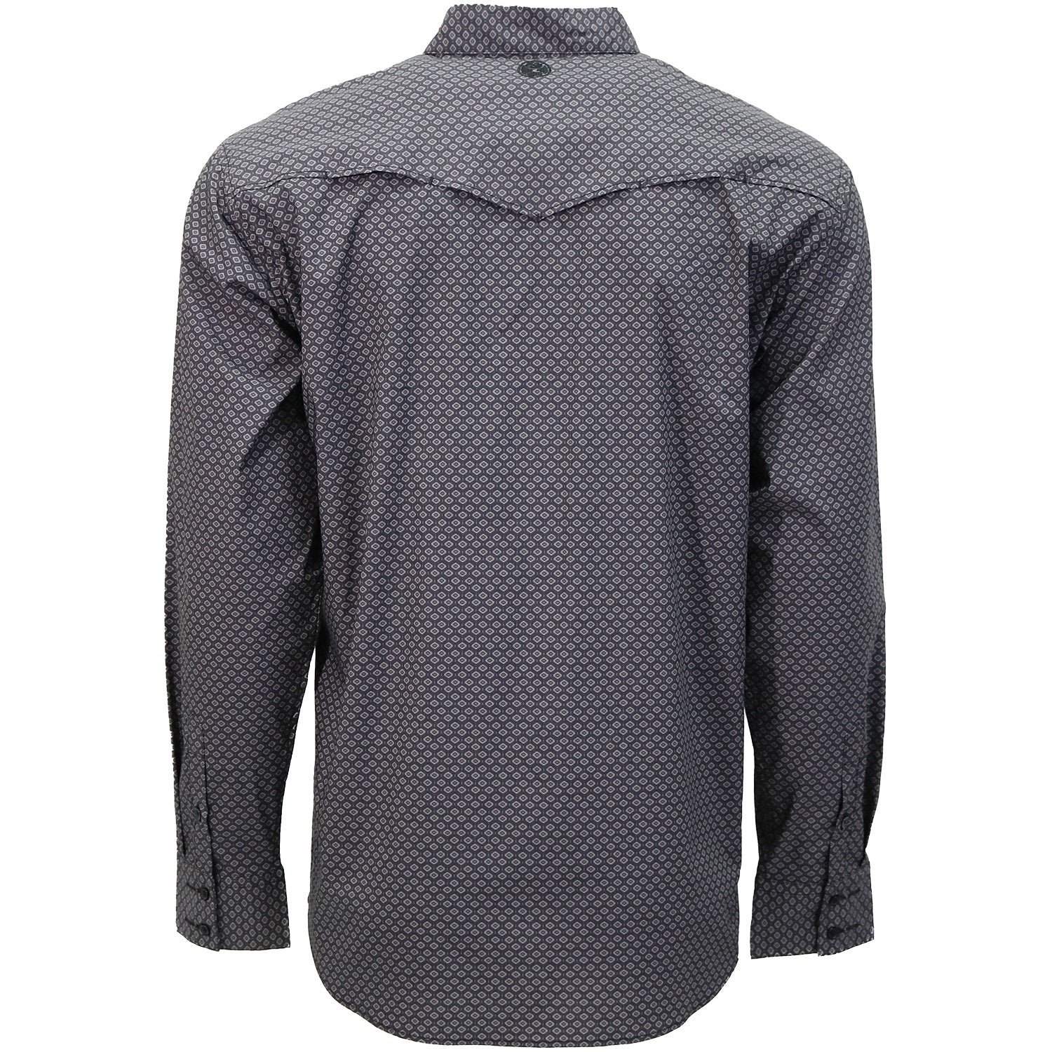 Hooey Mens Maverick Micro Texture Long Sleeve Shirt