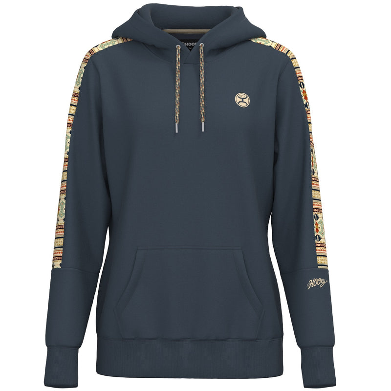 Hooey Ladies Canyon Ombre Hoody with Thunderbird Aztec Pattern