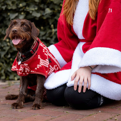 Horze Santa Dog Fleece Coat