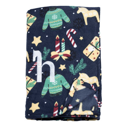Horze Santa Christmas Throw Blanket