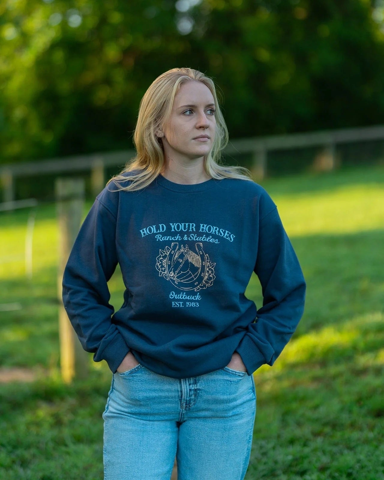 Outback Trading Hold Your Horses Sweatshirt