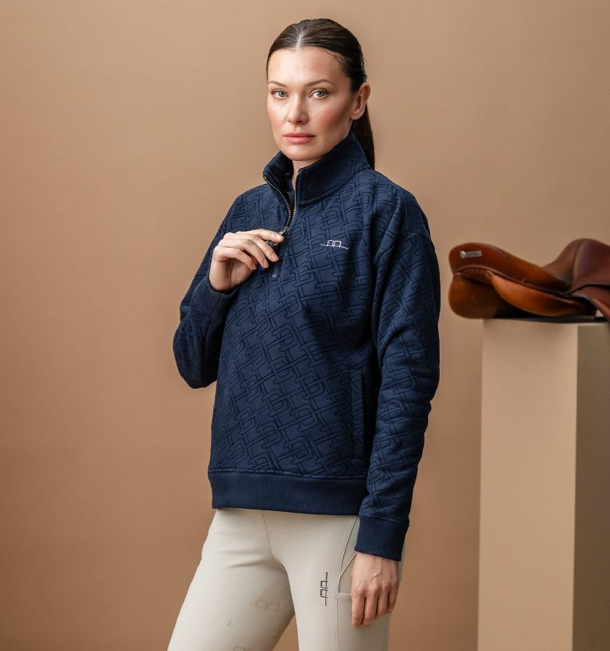 Alessandro Albanese Gabriella Half Zip Sweatshirt