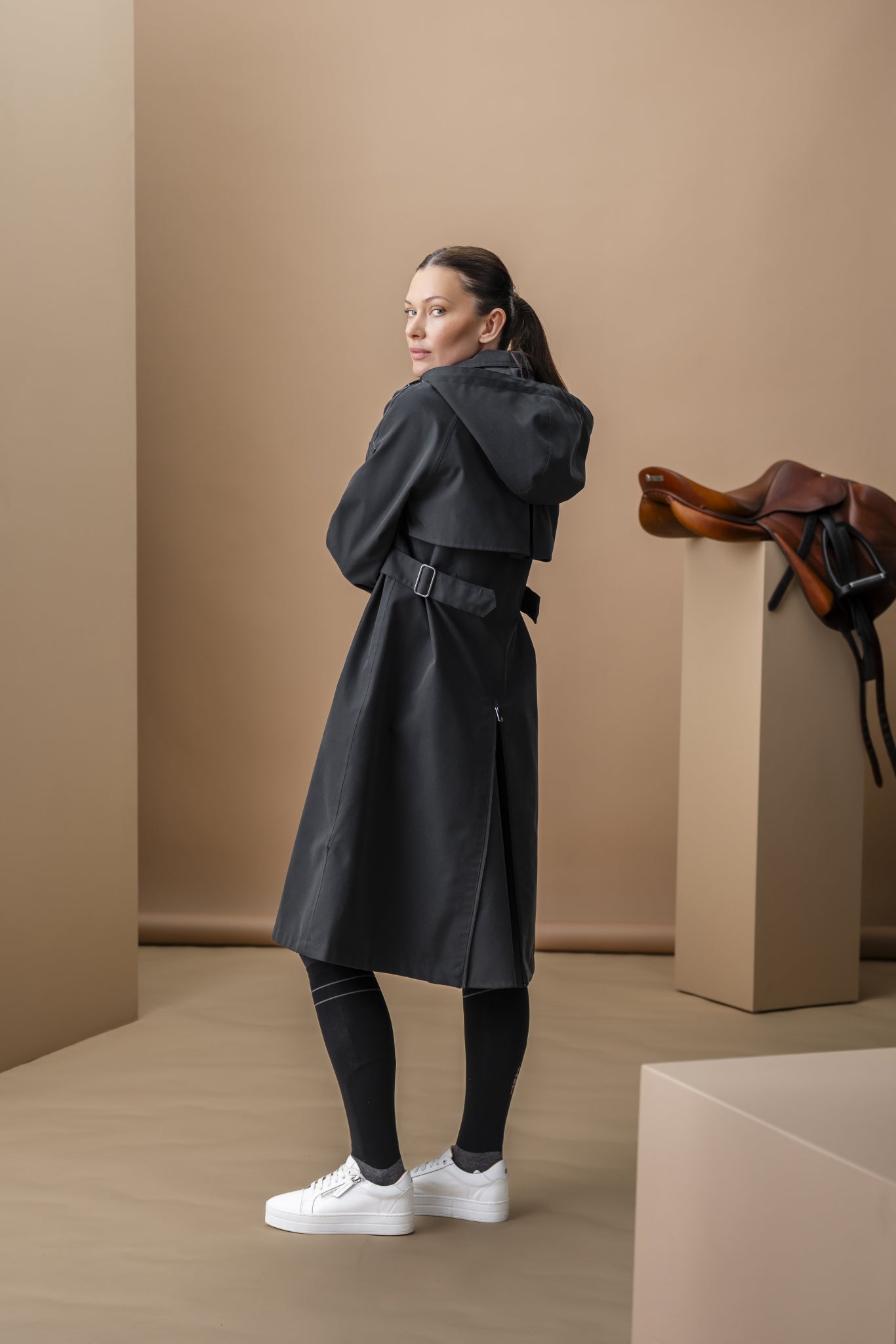 AA Ladies Isabella Riding Trench Coat