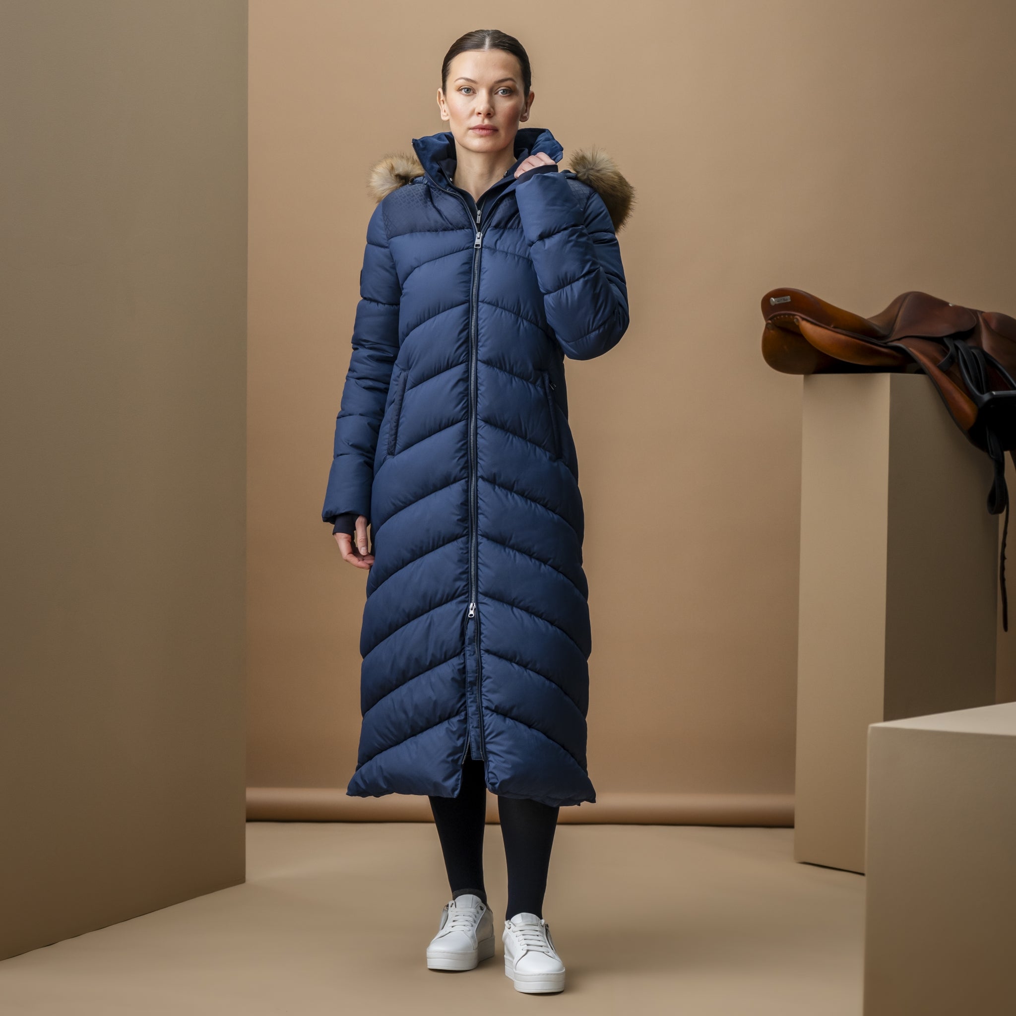 Alessandro Albanese Nivia Ripstop Long Puffer Coat