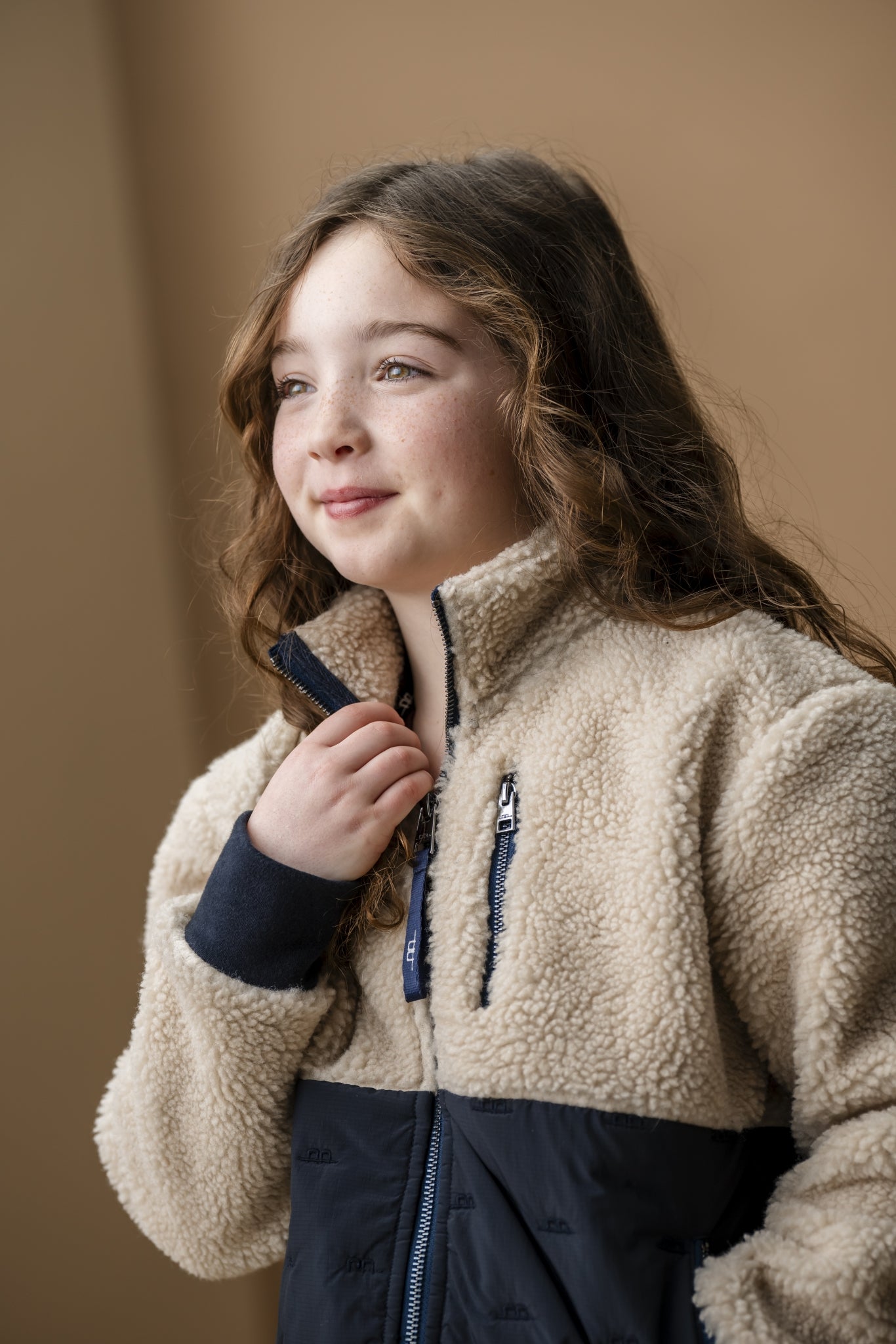 AA Kids Lori Zip Borg Fleece