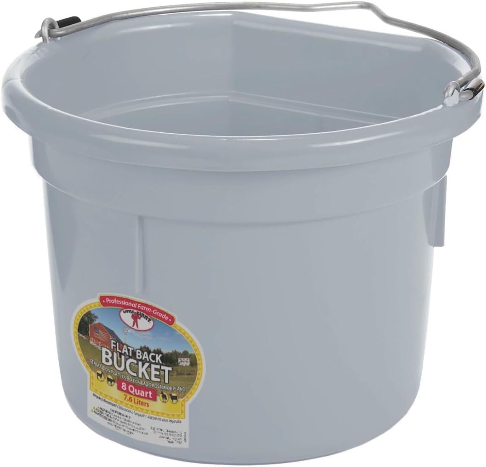 Flatback Bucket For Goats/Sheep/Miniature Horses