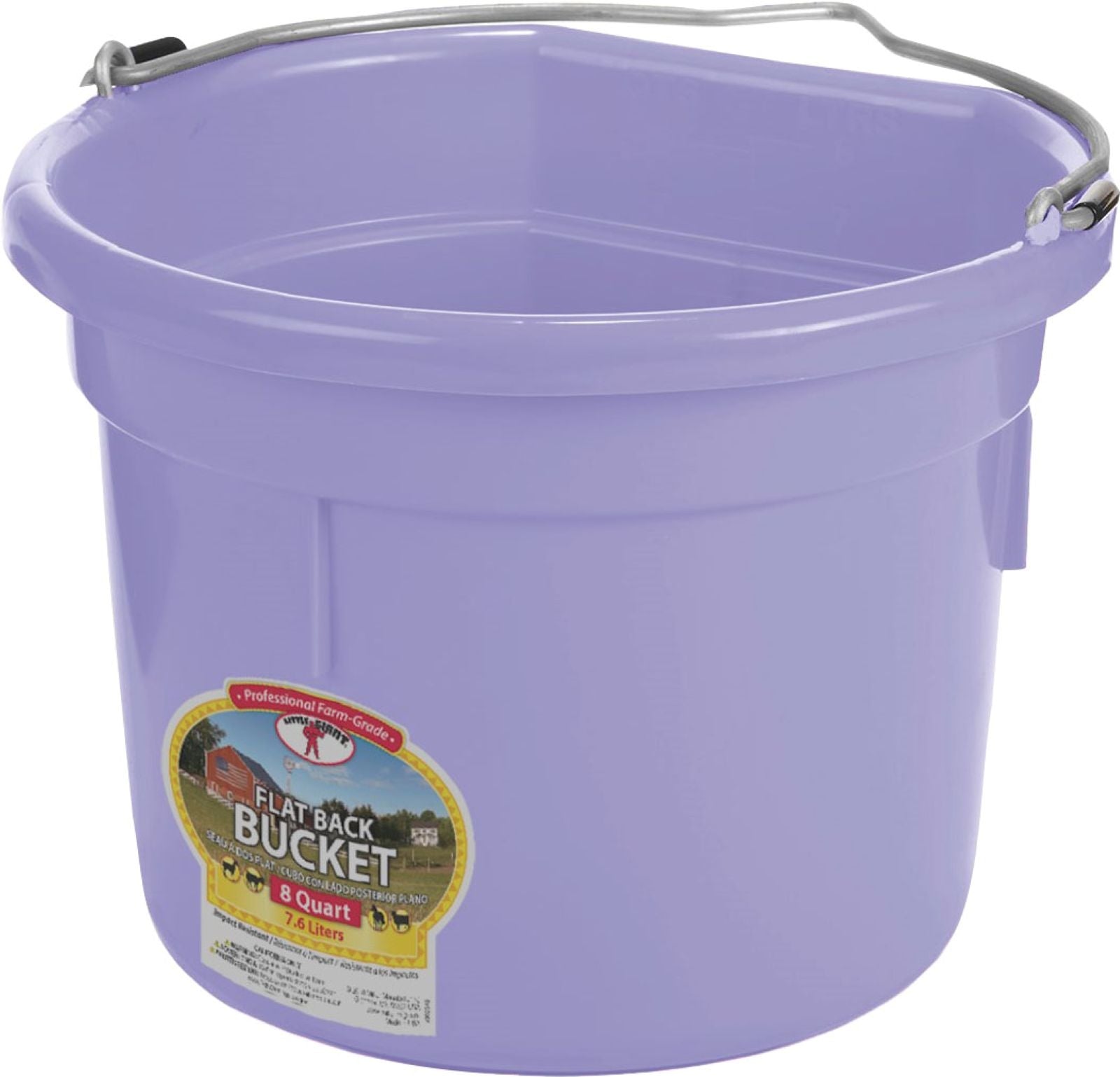Flatback Bucket For Goats/Sheep/Miniature Horses