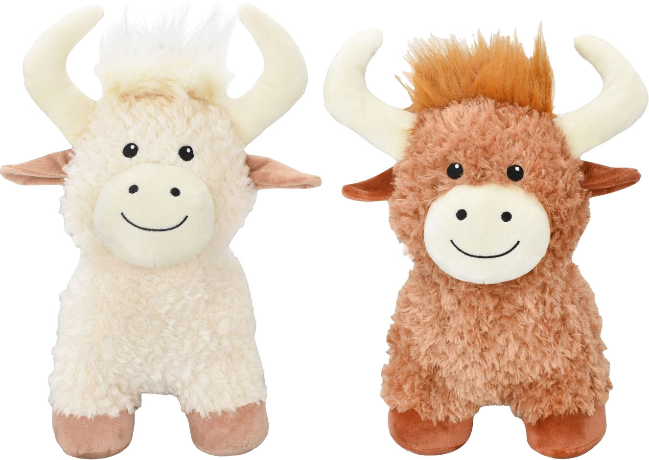 MultiPet Standing Highland Cow Plush Toy