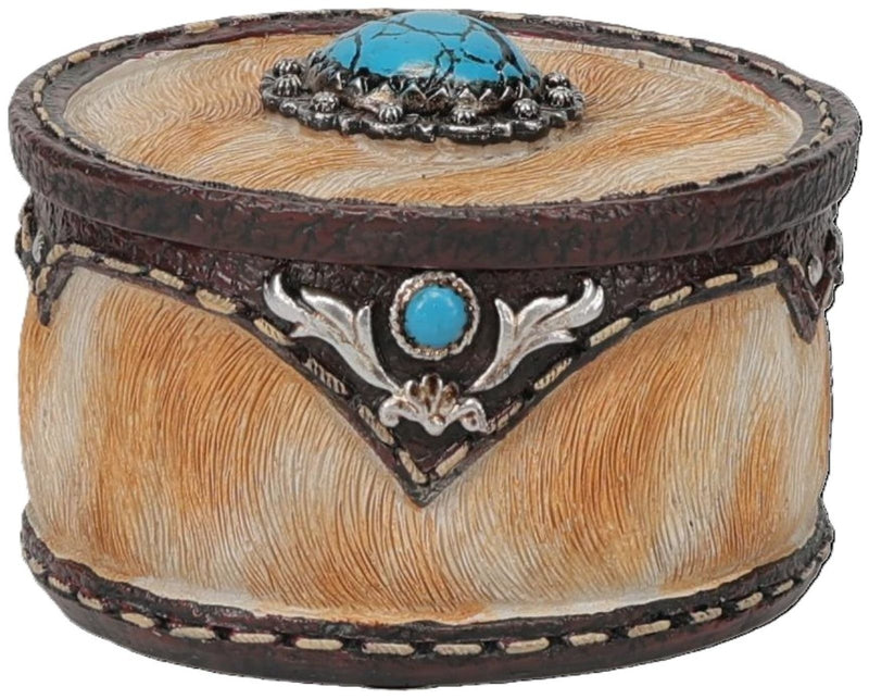 Tough1 Cowhide Trinket Box