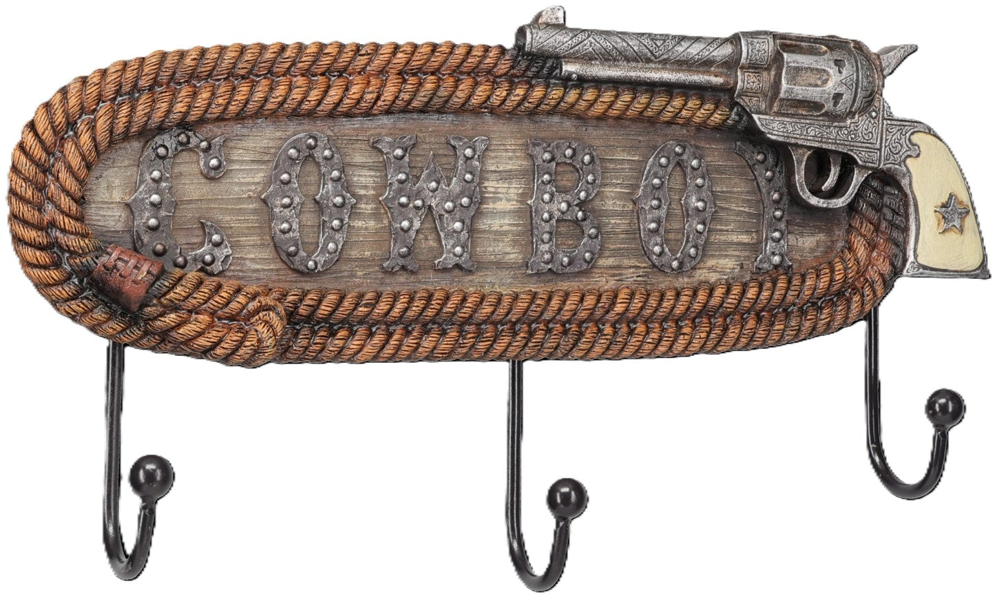 Tough1 Cowboy/Pistol 3 Hook Rack