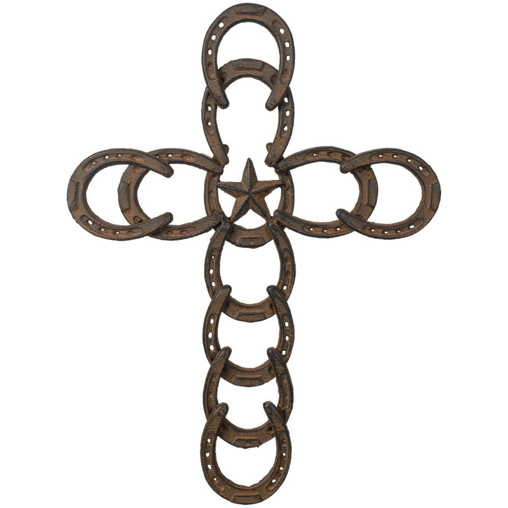 Gift Corral Horseshoe Cross with Star
