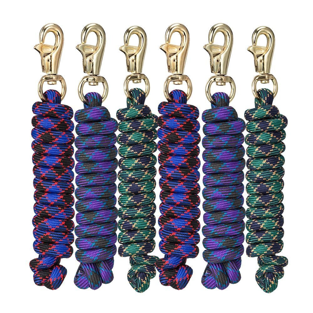 Tough1 Premium Poly Woven Lead with Triggerbull Snap - 6 Pack
