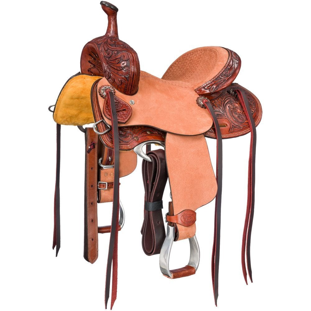Silver Royal Youth Bell Rock Barrel Saddle